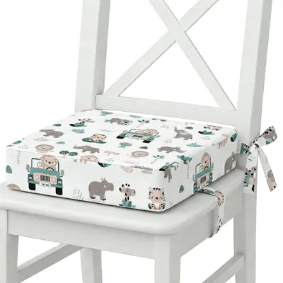 Produktbild von Sitzerhöhung Stuhl Kind 32x32x8 cm Kindersitzerhöhung Sitzkissen Afrika