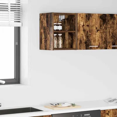 Produktbild von "Schlussverkauf" Hängeschrank Küche - moderne Küchenschrank - 1 pc - Geräucherte Eiche 30x29,5x40 cm Holzwerkstoff  C10209