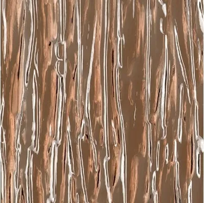 Produktbild von Polystyrolplatte 5x500x1000 mm Baumrinde-grob bronze
