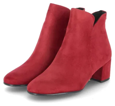 Productafbeelding van Tamaris dameslaarzen, veganistisch, kleur rood, maat 36