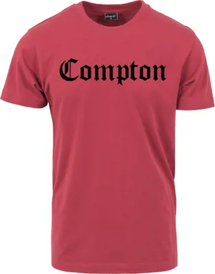 Image de T-shirt pour homme Mr. Tee Compton, couleur ruby, taille S