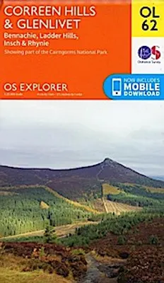 Obrázek produktu pro Coreen Hills & Glenlivet 1 : 25 000