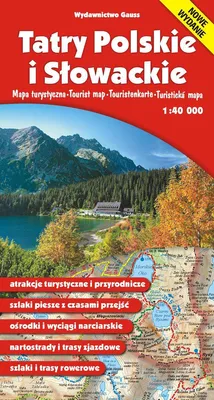 Zdjęcie produktu dla Mapa Tatry Polskie i Słowackie