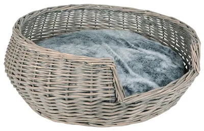 Immagine prodotto di Cuccia per cani in vimini con cuscino