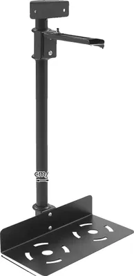 Obrázek produktu pro Držák na PC skříň, nastavitelná výška, prostorově úsporný design, černý