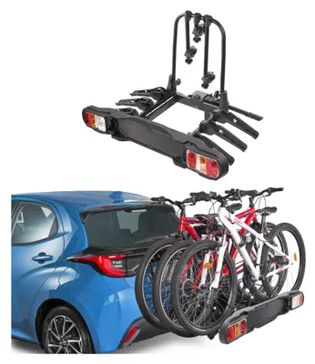 Produktbild von Fahrradträger Anhängerkupplung Universell 3 Räder klappbar Schloss, KI-generiertes Bild
