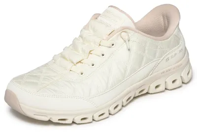 Zdjęcie produktu dla Skechers Damskie buty sportowe Glide-Step At Ease, kolor: jasnoszary, materiał: nylon, rozmiar: 38,5 EU