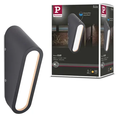 Obrázok produktu pre Paulmann LED vonkajšie nástenné svietidlo Cliff odolné voči morskej vode