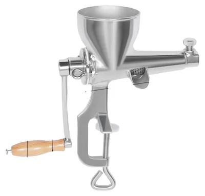 Image de Extracteur de jus, manuel, acier inoxydable durable, argenté