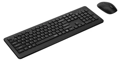 Produktbild von RAPOO 8310M Schwarzes Tastatur- und Maus-Set
