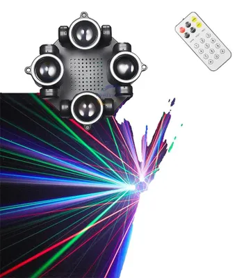 Zdjęcie produktu dla Reflektor ruchome z efektami świetlnymi RGBW, sterowanie DMX512, wtyczka EU