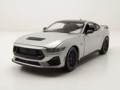Produktbild von Welly 24123S Ford Mustang GT 2024 silber 1:25