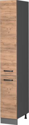 Vicco Apothekerschrank R-Line, 30 cm, Goldkraft Eiche/Anthrazit
