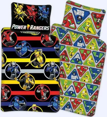 Immagine prodotto di Copripiumino Power Ranger per bambini piccoli 100 x 140 cm - cotone