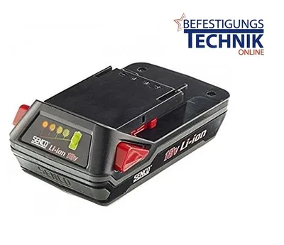 Image de Accumulateur Senco VB0160EU Fusion Duraspin 18 V Li-ion 1,5 Ah