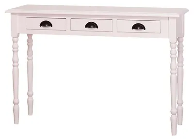 Obrázok produktu pre Casa Padrino konzola vo vidieckom štýle biela 120 x 35 x v. 79 cm - Nábytok vo vidieckom štýle