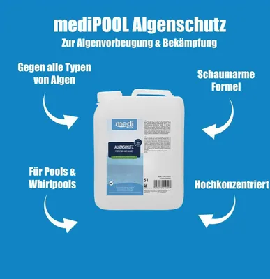 Produktbild von mediPOOL Algenschutz 5 L