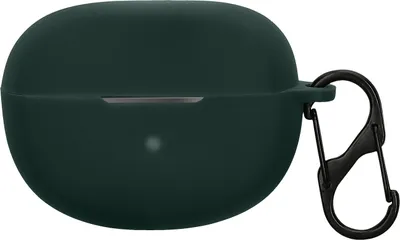 Produktbild von kwmobile Hülle kompatibel mit Bose Ultra Open Earbuds Kopfhörer - Silikon Schutzhülle Etui Case Cover Schoner in Dunkelgrün