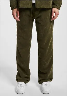 Obrázok produktu pre Kalhoty DEF Cord Sweatpants olive - XL