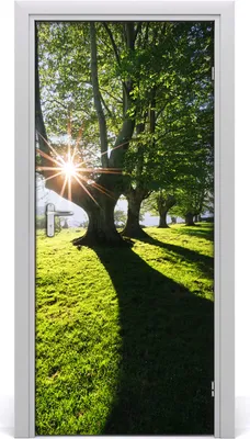 Produktbild von Tulup Türaufkleber 95x205 cm Dekorative Aufkleber Selbstklebend Wasserdichte Tapete Abnehmbar Schlafzimmer Wohnzimmer Wohnkultur - Landschaftspark