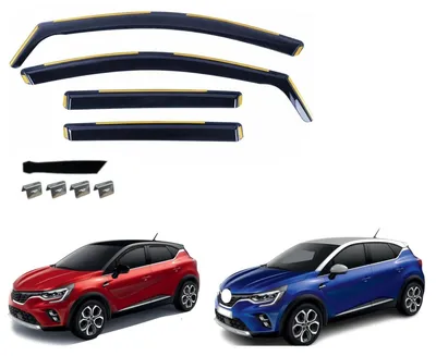 Image de Kit de 4 déflecteurs de vent pour Renault Captur II (à partir de 2019) / Mitsubishi ASX II (à partir de 2023)