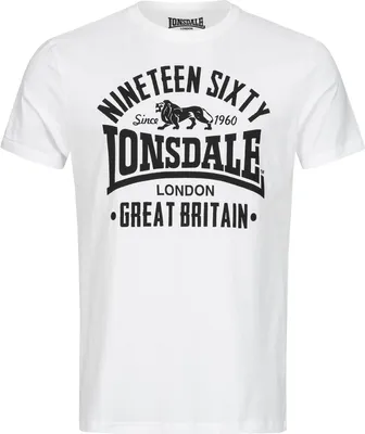 Obrázok produktu pre Pánske tričko regular fit BYLCHAU White/Black XL Lonsdale