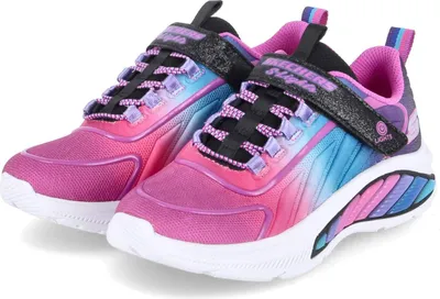 Produktbild von Skechers S Lights Kinder Low Sneaker RAINBOW CRUISERS Bunt Textil  Größe: 33