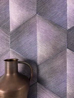 Produktbild von NEWROOM Tapete Talon Purple Lila Vliestapete - Modern 3D-Optik Raute Germany