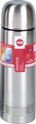 Obrázok produktu pre EMSA 0618101600 Senator Senator vákuová banka, 1,0 l, nerezová oceľ, strieborná