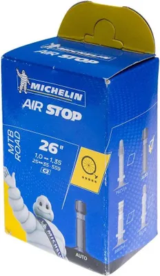 Produktbild von Michelin innenschlauch Airstop 26 x 1,1 - 1,25 Zoll 40 mm AV schwarz