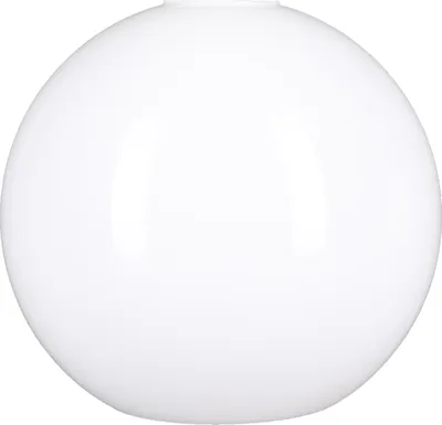 Produktbild von Kugelglas Lampenglas 200mm Weiß glänzend E27 Ersatzglas