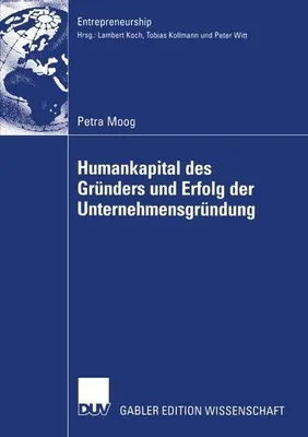 Obrázek produktu pro Humankapital des Gründers und Erfolg der Unternehmensgründung