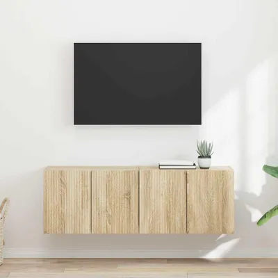 Image de Maison Exclusive - Meuble TV 2 pièces Chêne Sonoma 59,5 x 31 x 40 cm