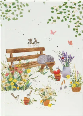 Produktbild von Goldbuch Notizbuch Garden Calm 15x22 cm, 200 Seiten, Fadenheftung, Goldprägung