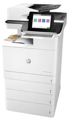 Productafbeelding van HP LaserJet Enterprise Flow MFP M776zs - Multifunctionele printer - Kleur - Laser - 297 x 864 mm (Origineel) - A3/Ledger (Papierformaat) - Tot 46 pagina's/minuut (Kopiëren) - Tot 46 pagina's/minuut (Printen) - 1750 vellen - 33.6 Kbps - USB 2.0, Gigabit LAN, Wi-Fi(n), US