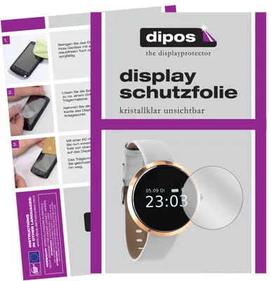 Produktbild von 6x Schutzfolie für X-WATCH SIONA Smartwatch klar Displayschutzfolie Display