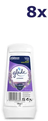Image de 8 x Glade 150 g, désodorisant en gel à la lavande