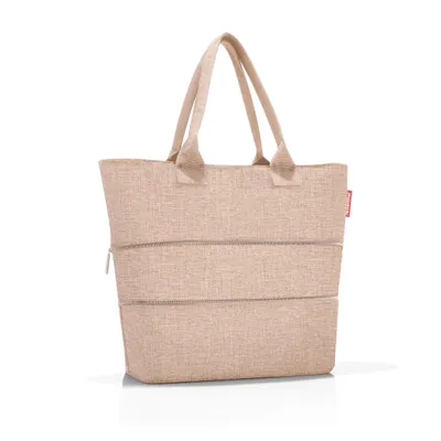 Zdjęcie produktu dla reisenthel shopper e1, torba na zakupy, torba transportowa, torba, tkanina poliestrowa, Twist Coffee, 12 L, RJ6041