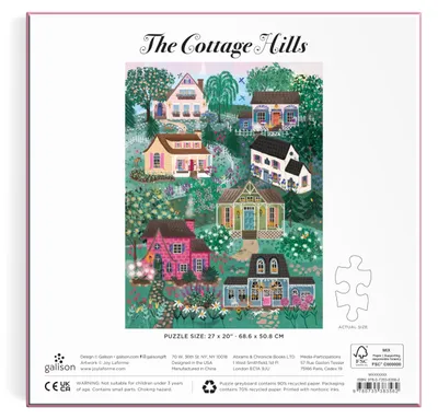 Zdjęcie produktu dla Joy Laforme The Cottage Hills Puzzle 1000 elementów w kwadratowym pudełku