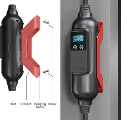 Image de Chargeur portable pour véhicule électrique - 11 kW, 16 A, triphasé, avec connecteur Type 2 et contrôle via Wi-Fi