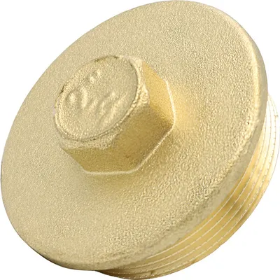 Produktbild von Messing Fitting Stopfen Endstopfen 2 Zoll DN50 Gewindefitting