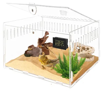 Obrázok produktu pre Terárium pre plazy, terárium pre slimáky, 30 x 20 x 15 cm