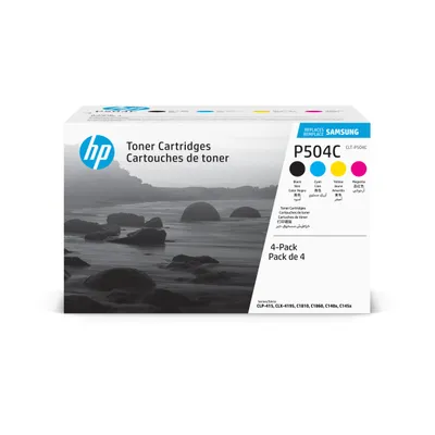 Produktbild von Samsung CLT-P504C 4er-Pack Cyan/Magenta/Gelb/Schwarz Original Tonerkartusche, 1800 Seiten, 2500 Seiten, Schwarz, Cyan, Magenta, Gelb, 4 Stück(e)