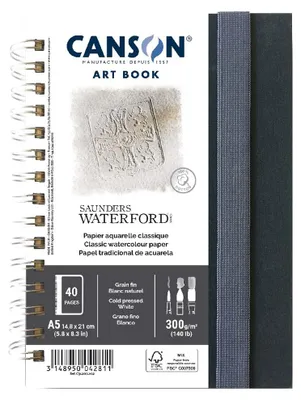 Immagine prodotto di CANSON C31200L002 CANSON Sketchbook ART BOOK Saunders Waterford, DIN A5