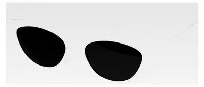 Produktbild von Weiße Retro-Katzenaugen-Sonnenbrille – heitsbrille für Damen – Halloween-Accessoire – Vintage-Stil
