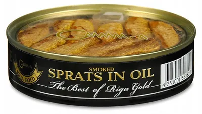 Zdjęcie produktu dla Książęce szproty wędzone w oleju Riga Gold 160 g (przeźroczyste wieczko)