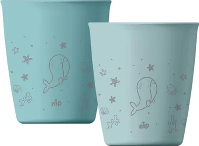 Produktbild von Nip Trinkbecher 2er Pack eat green
