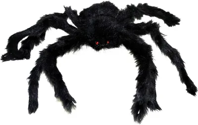 Produktbild von Spinne schwarz Halloween Gruseldeko Deko Accessoires 40 cm