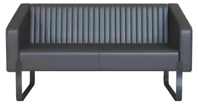 Produktbild von Sofa 3 Sitzer Designer Sofa Couch Polster Sofa Couchen Holz Textil Grau
