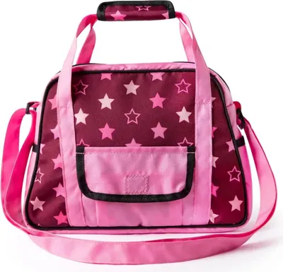 Produktbild von Bayer Design 69023AA Puppen Pflegetasche, Wickeltasche für Puppeneltern, mit Winkelunterlage und Nähwindel